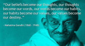 Gandhi-on-beliefs