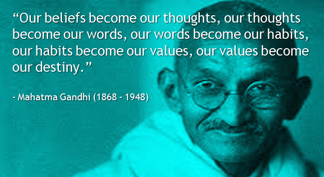 Gandhi-on-beliefs