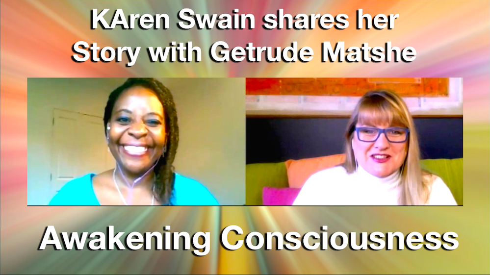 KAren Swain talks with Getrude Matshe