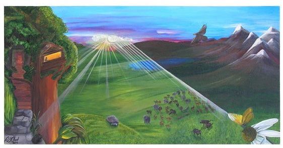 Steve Irwin Heaven Bobbie Richardson ART